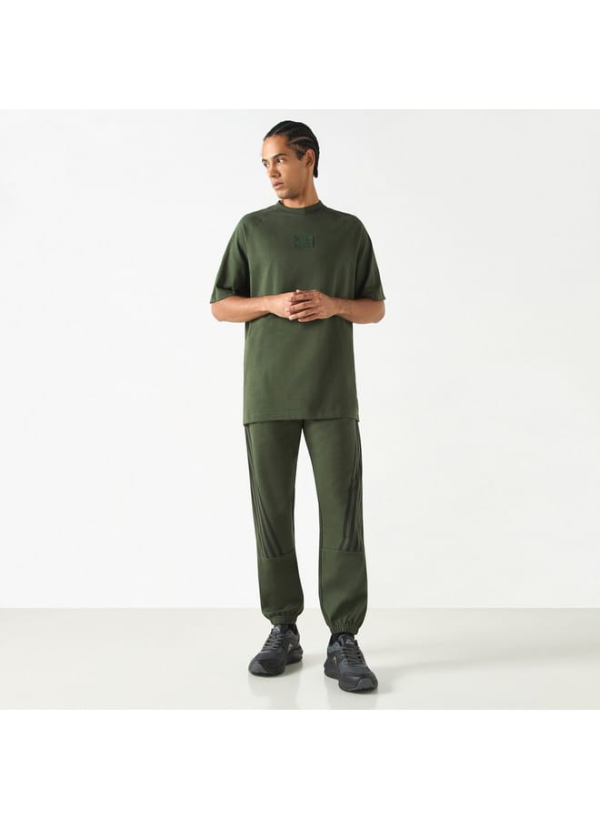 Kappa Kappa Striped Detail Joggers with Drawstring Closure and Pockets  - Image 2