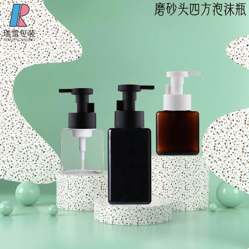 Petg Quartet Foam Bottle Hand Soap Shower Gel Bottle Cosmetics Bottled Cleansing Foaming Mousse Bottle - Image 3