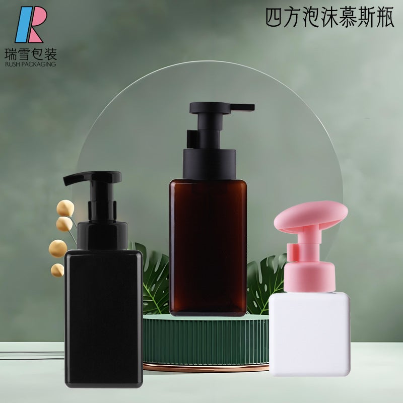 Petg Quartet Foam Bottle Hand Soap Shower Gel Bottle Cosmetics Bottled Cleansing Foaming Mousse Bottle - Image 2