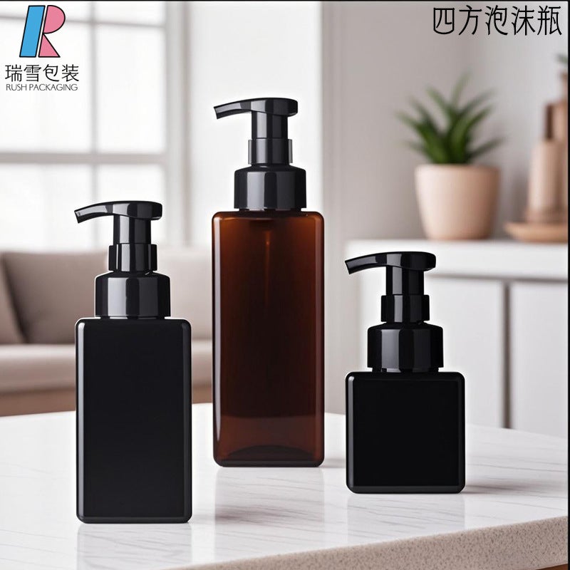 Petg Quartet Foam Bottle Hand Soap Shower Gel Bottle Cosmetics Bottled Cleansing Foaming Mousse Bottle - Image 5