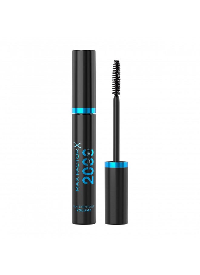 Max Factor Max Factor 2000 Calorie Mascara Waterproof for Women, Rich Black, 0.33 Ounce  - Image 1