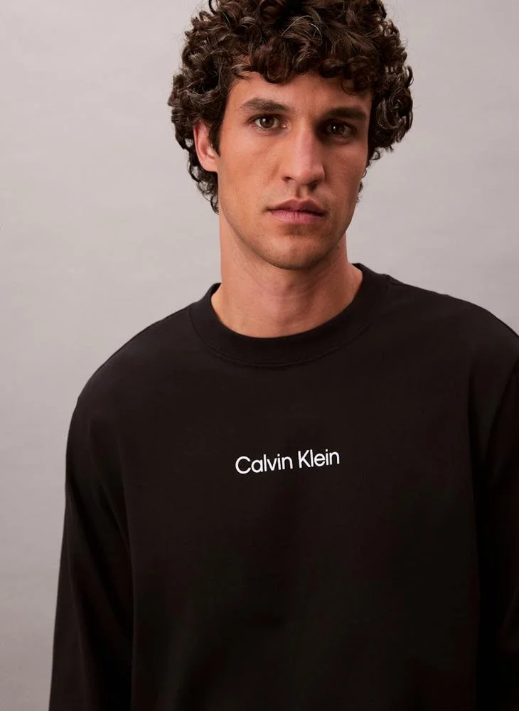 CALVIN KLEIN Logo Relaxed Long Sleeve T-Shirt