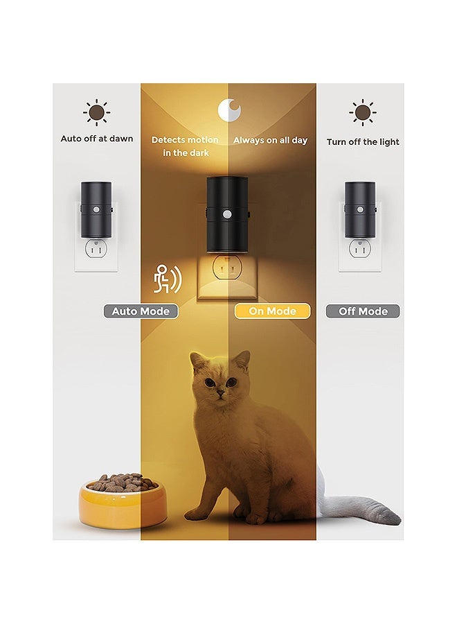 MAANGE 0-100LM Dimmable Night Light Socket With Twilight Sensor, Motion Sensor Light Indoor for Bathroom Hallway Bedroom Stairway Kids Elderly - Image 3