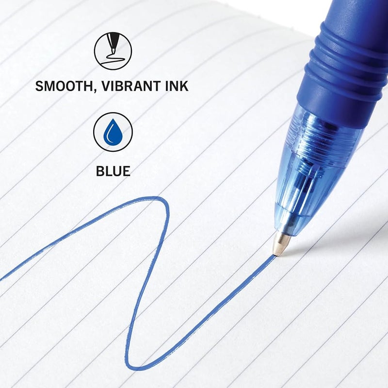 Zebra Pen Z-Grip Retractable Ballpoint Pen, Medium Point, 1.0mm, Blue Ink, 12-Count (22220) - Image 3