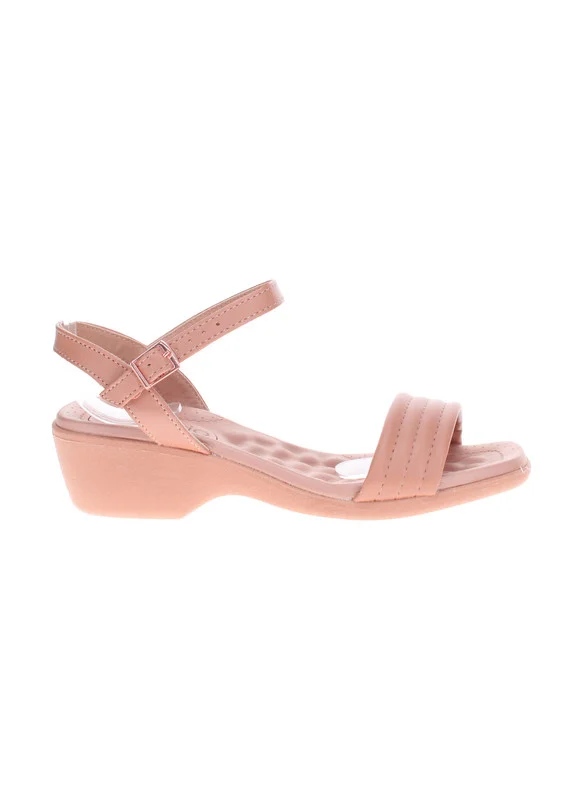 Beira Rio  Beira Rio Ladies Low Heel Sandals Nude | Made In Brazil for Women | Best Price UAE