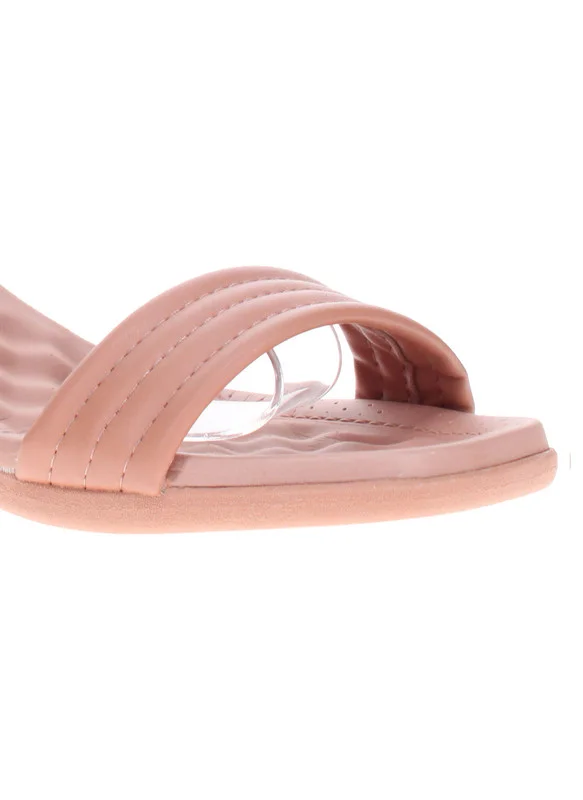 Beira Rio  Beira Rio Ladies Low Heel Sandals Nude | Made In Brazil for Women | Best Price UAE