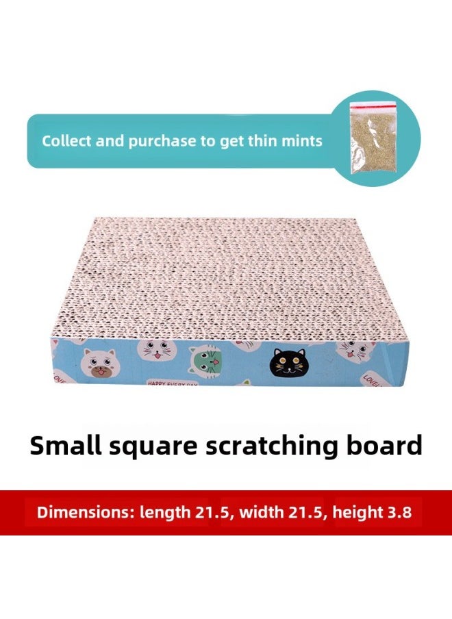 # Rabbit Grinding Claw Board To Relieve Boredom And Vent Toy Nail Grinding Grab Board Pet Rabbit To Vent Teeth Grinding Claw-Color:1 Standard Square (very Small) Type B  - Image 1