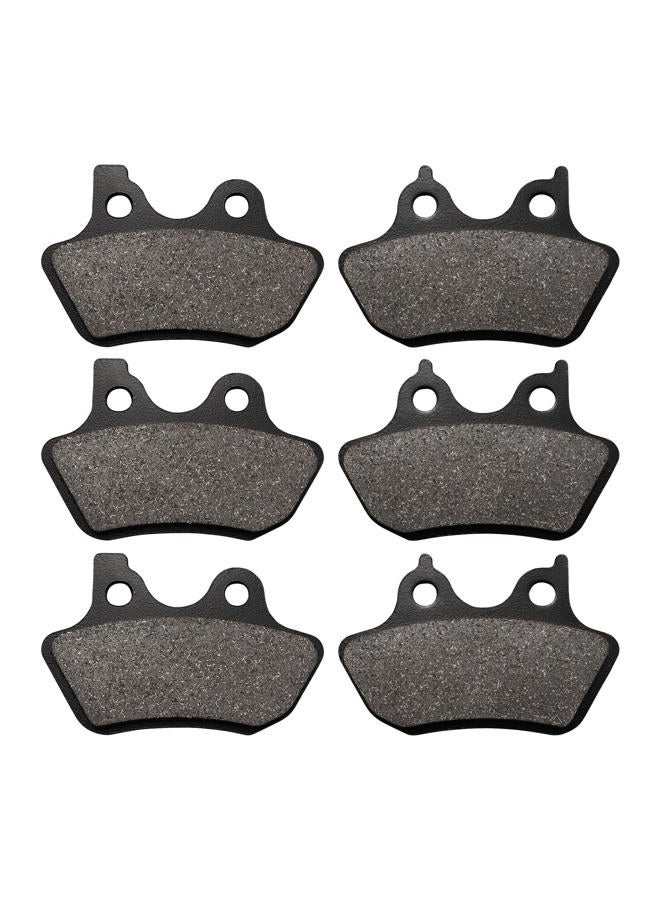 MooLang Brake Pads Front and Rear for Harley Davidson Road Glide, FLHTCU-I Electra Glide Ultra Classic/ FLHRCi Road King Classic/ FLHX/FLHXi Street Glide/ Dyna Low Rider/ Wide Glide/ Super Glide - Image 1