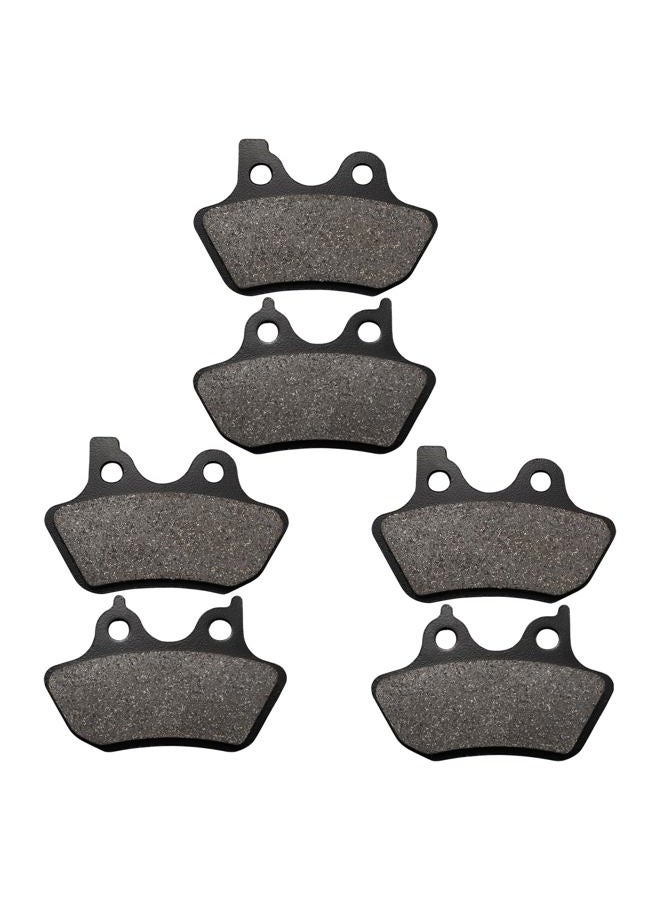 MooLang Brake Pads Front and Rear for Harley Davidson Road Glide, FLHTCU-I Electra Glide Ultra Classic/ FLHRCi Road King Classic/ FLHX/FLHXi Street Glide/ Dyna Low Rider/ Wide Glide/ Super Glide - Image 2