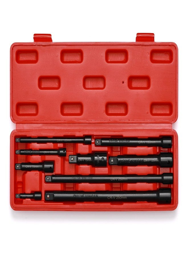 Mayouko 1/4",3/8",1/2" Drive Extension Bar Set, CR-V, 9 Pieces Socket Extension Bars for Narrow and Deep Areas - Image 1