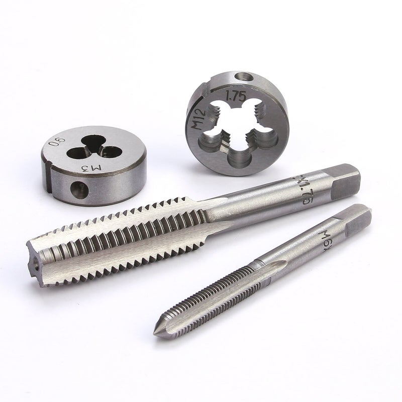 EFFICERE 40-Piece Premium Tap and Die Set, Metric Screw Threads M3, M4, M5, M6, M7, M8, M10, M12, Both Coarse and Fine Types | Essential Threading Tool Kit with Complete Handles, Accessories and Case - Image 5