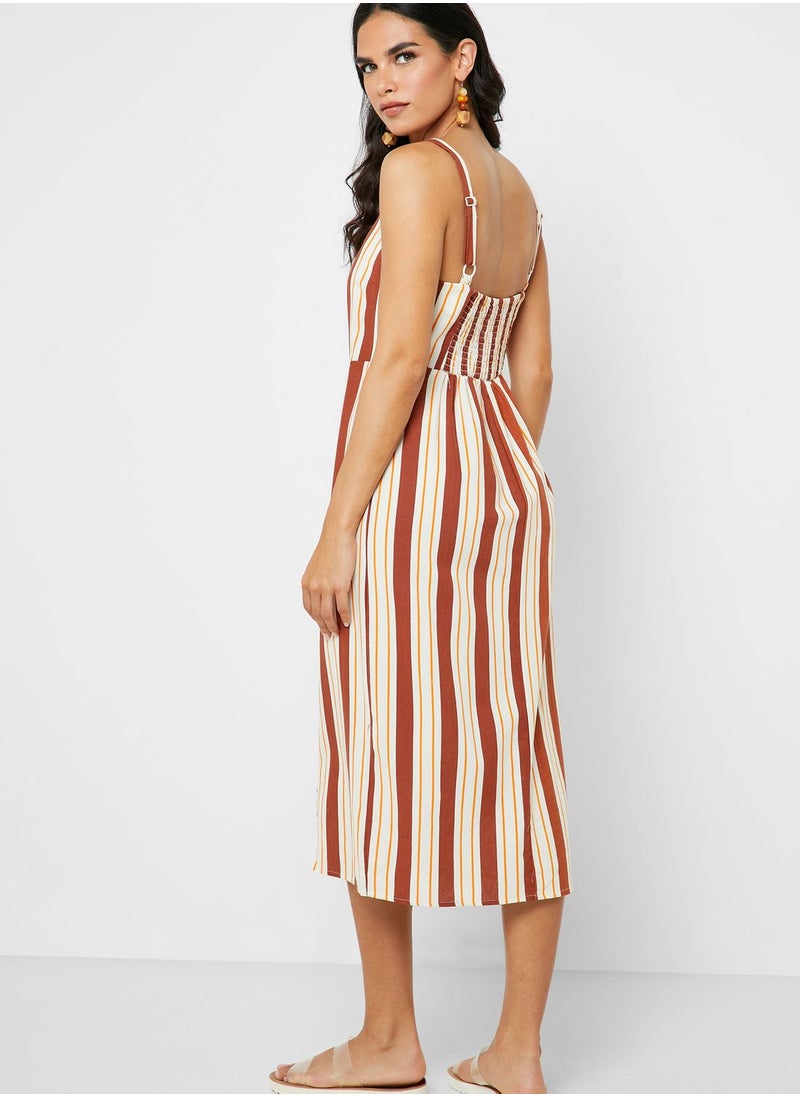 Cotton On Button Through Square Neck Dress  - Image 2