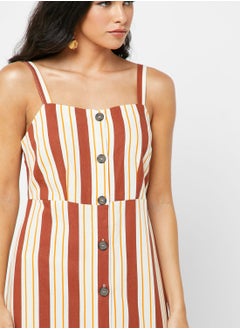 Cotton On Button Through Square Neck Dress  - Image 3