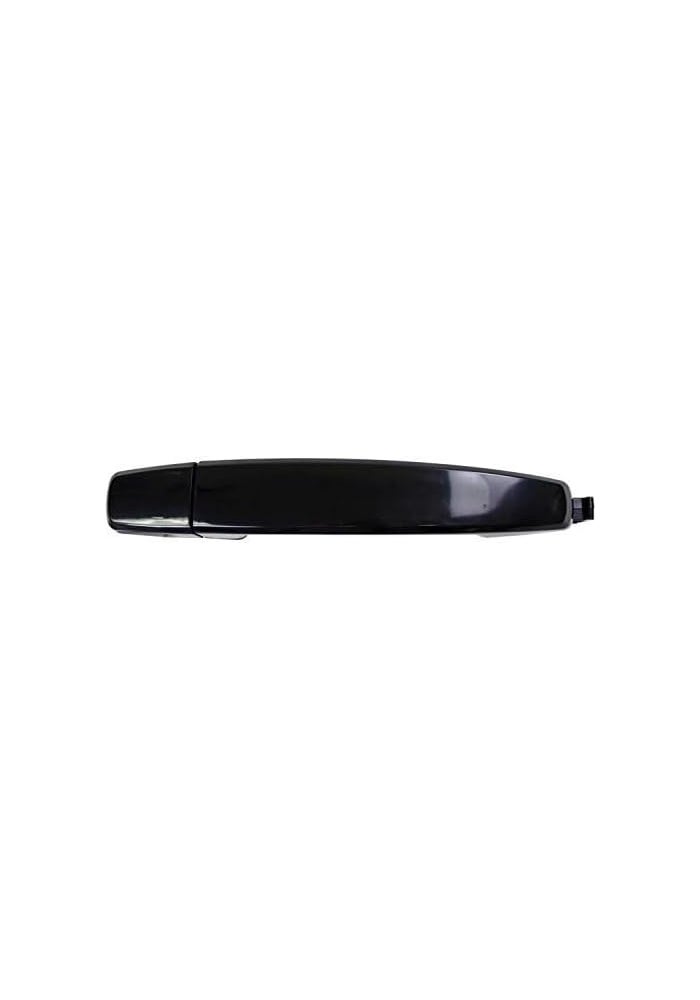 PT Auto Warehouse GM-3003S-FRK Exterior Outer Door Handle - Smooth Black - Passenger Side Front - Image 1