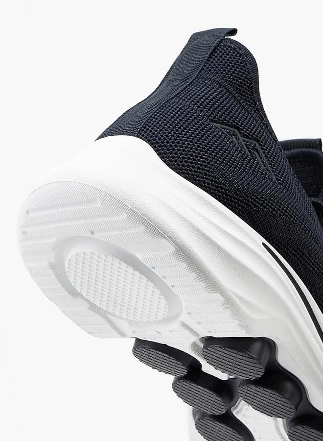 Oaklan by Shoexpress NAVY Mesh Detail Lace-Up Sports Shoes for Men | Best Price UAE