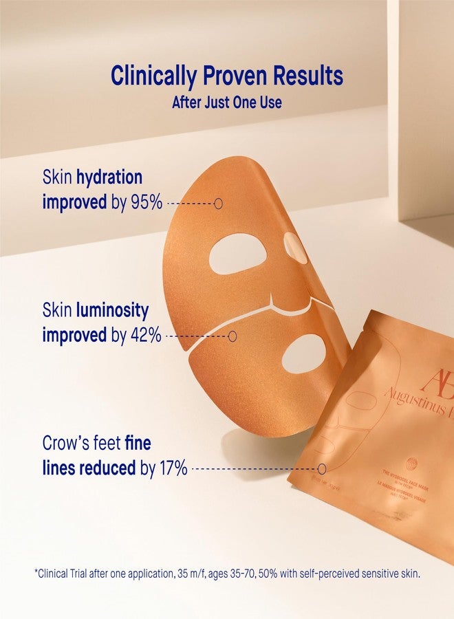 Augustinus Bader The Hydrogel Face Mask – Luxury Cooling, Hydrating & Plumping Facial Treatment – Smooths, Firms & Boosts Radiance – Soothing, Restorative Formula – 1 Mask - Image 3