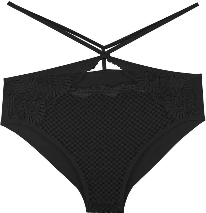 Sensu Women's Lace Waist String Bato 3-Piece Panties Set - KTS2078
