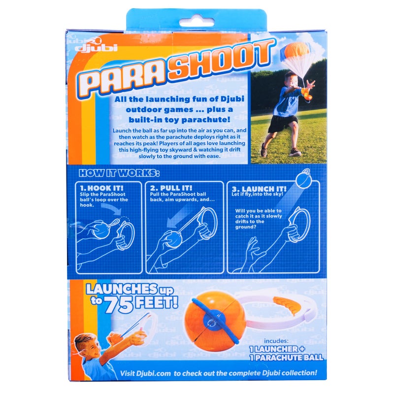 Djubi ParaShoot, The Ultimate Outdoor Parachute Ball Launching Toy for Kids and Adults, Fun Family and Outdoor Party Activity for Ages 8+ - Image 3