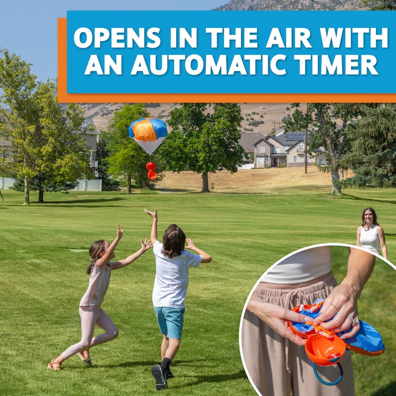 Djubi ParaShoot, The Ultimate Outdoor Parachute Ball Launching Toy for Kids and Adults, Fun Family and Outdoor Party Activity for Ages 8+ - Image 5