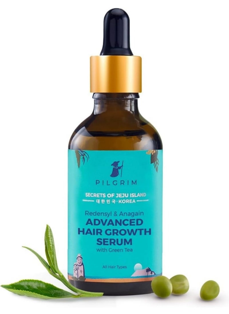 PILGRIM - Pilgrim Redensyl 3% + Anagain 4% Advanced Hair Growth Serum (50ml) with Natural Ingredients, Controls Hair Fall, Stimulates Hair Growth, Increase Hair Density | Hair Growth Serum for Men & Women - Image 1
