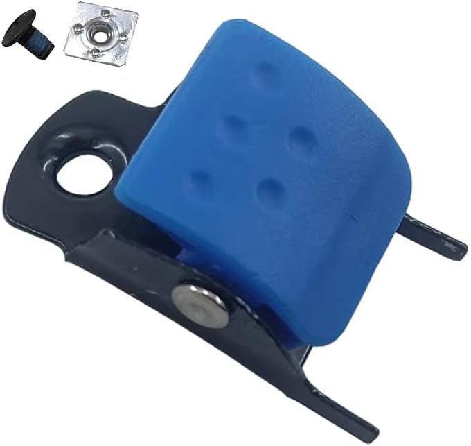 Alemon 2 Pieces Replacements Inline Roller Skating Shoes Energy Strap with Screws Nuts Skates Buckles Accessory,3 Colors Black Blue Pink - Image 3