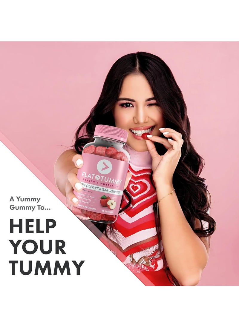 Flat Tummy Tea Flat Tummy Apple Cider Vinegar 60 Gummies  - Image 5