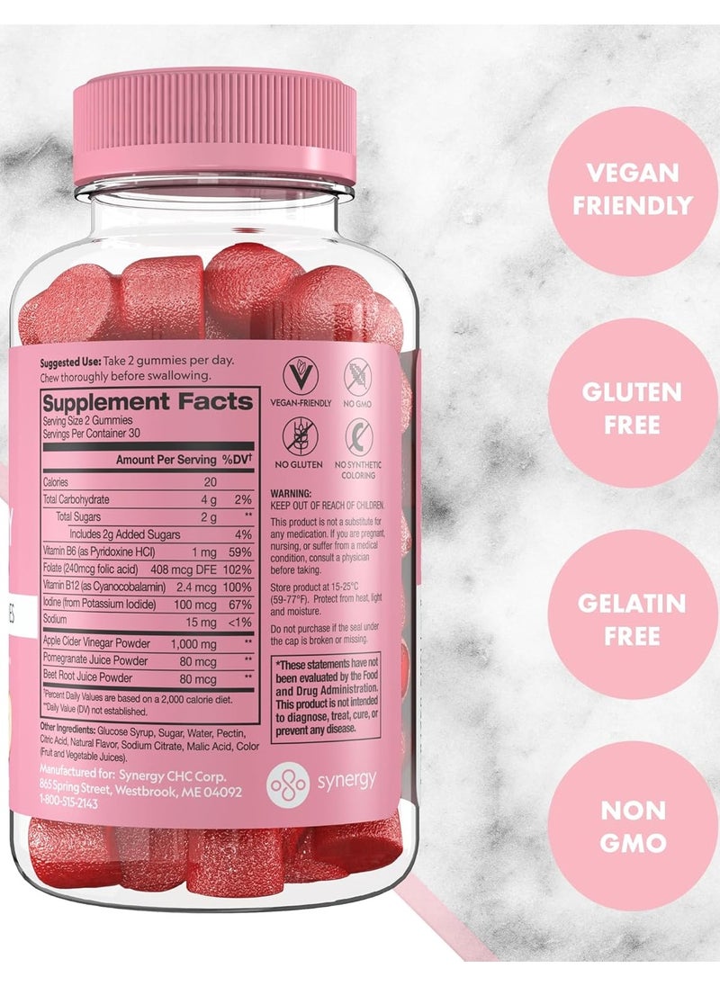 Flat Tummy Tea Flat Tummy Apple Cider Vinegar 60 Gummies  - Image 2