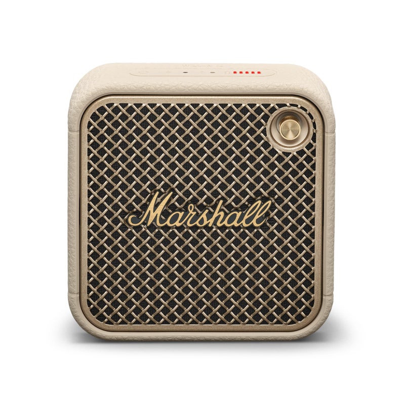 Marshall Willen II Portable Bluetooth Speaker Rugged WaterproofDustProof Design Loud Stereo Sound Deep Bass Compact and Wireless for Travel and Outdoors Cream - Image 2