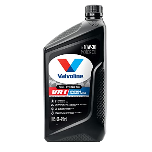 Valvoline زيت محرك فالولين VR1 ريسينغ الاصطناعي SAE 10W-30 1 QT - Image 1