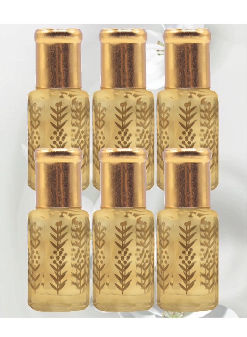 6 قطع مسك فانيلا شكولاته 6 مل