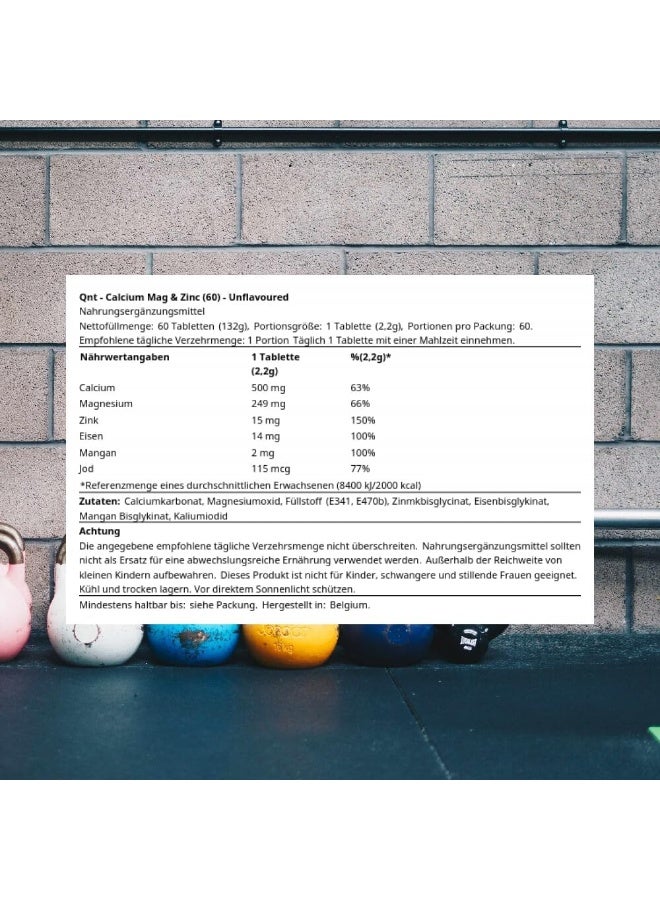 Qnt Calcium Mag & Zinc 132 g, Unflavoured