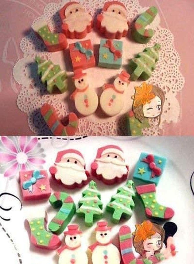 Baking Set Chocolate Mould Silicone Chocolate Making Mould || Food Grade Baking Molds and Kitchen Tools Brown Christmas - Image 2