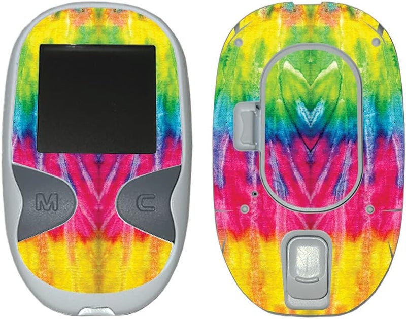 MightySkins Skin Compatible with Care Touch Glucose Meter - Tie Dye 2 | Protective, Durable, and Unique Vinyl Decal wrap Cover | Easy to Apply and Change Styles | Made in The USA
