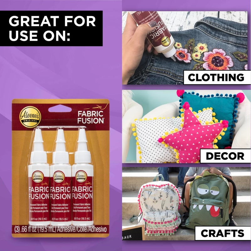 Aleene's Fabric Fusion Glue, 3 Count, (Pack of 1) - Image 5