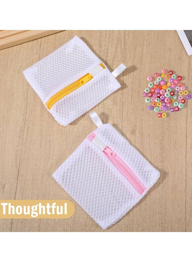4 PCS Laundry Pod Anti-Sticking Bag, Small Mesh Laundry Bags For Delicates Mini Durable Washing Machine Laundrys Pods Dissolution Protection Wash Pouch Storage Bag For Pods Scented Beads - Image 5
