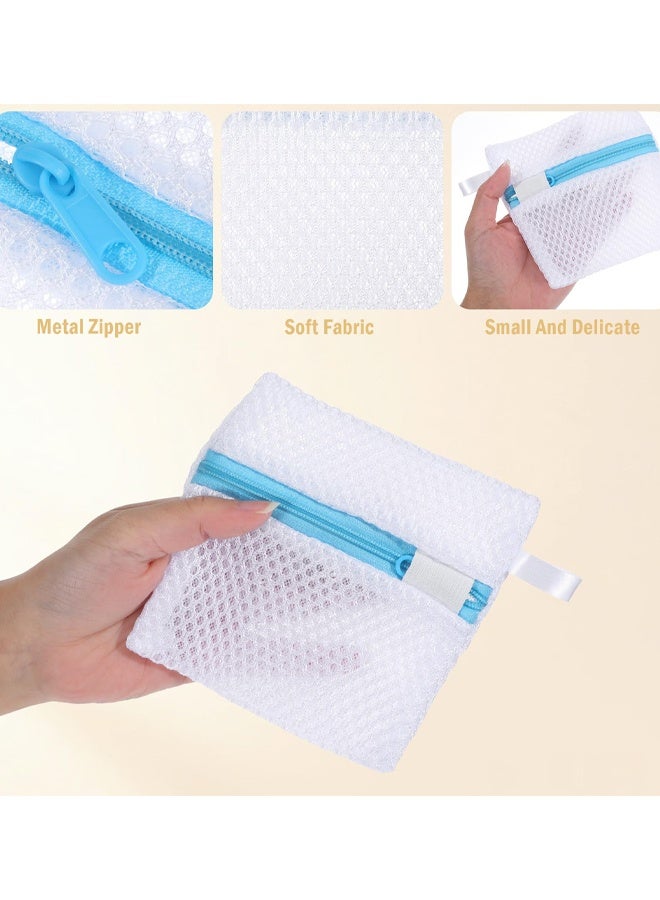 4 PCS Laundry Pod Anti-Sticking Bag, Small Mesh Laundry Bags For Delicates Mini Durable Washing Machine Laundrys Pods Dissolution Protection Wash Pouch Storage Bag For Pods Scented Beads - Image 3