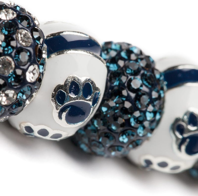 Stone Armory Charm for Nittany Lions – Penn State Bead Features Penn State Paw Logo – Stainless Steel Compatible with Pandora Bracelets – PSU Jewelry - Gift for Fans & Alumni - Image 3