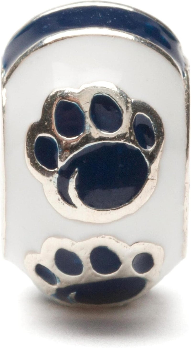 Stone Armory Charm for Nittany Lions – Penn State Bead Features Penn State Paw Logo – Stainless Steel Compatible with Pandora Bracelets – PSU Jewelry - Gift for Fans & Alumni - Image 2