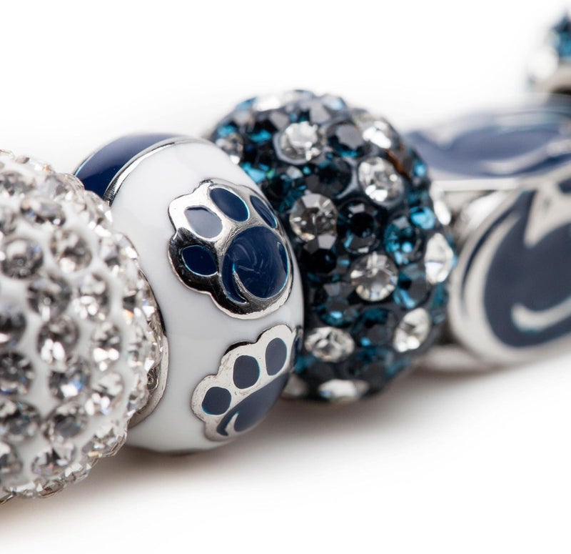 Stone Armory Charm for Nittany Lions – Penn State Bead Features Penn State Paw Logo – Stainless Steel Compatible with Pandora Bracelets – PSU Jewelry - Gift for Fans & Alumni - Image 4