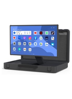 FIPKA 27-Inch Portable Entertainment System, Compact Suitcase Design Smart TV, Android OS, Bluetooth 3D Speakers, Built-in Battery 6H, Briefcase Screen Perfect for Travel & Outdoor Parties  - Image 1