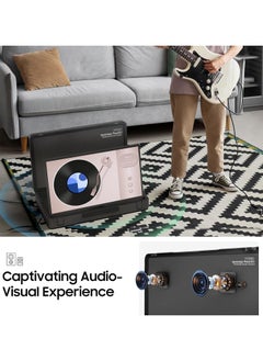 FIPKA 27-Inch Portable Entertainment System, Compact Suitcase Design Smart TV, Android OS, Bluetooth 3D Speakers, Built-in Battery 6H, Briefcase Screen Perfect for Travel & Outdoor Parties  - Image 4