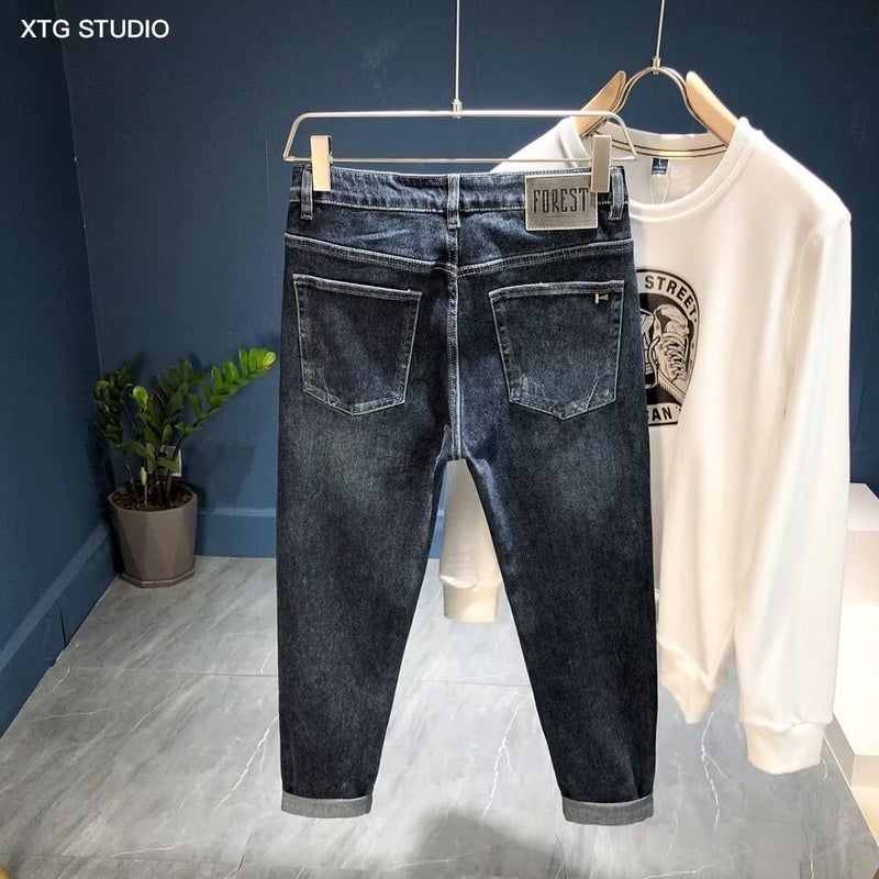 Unisex Classic Denim Jeans Loose Fit Daily Outdoor Wear - Image 5
