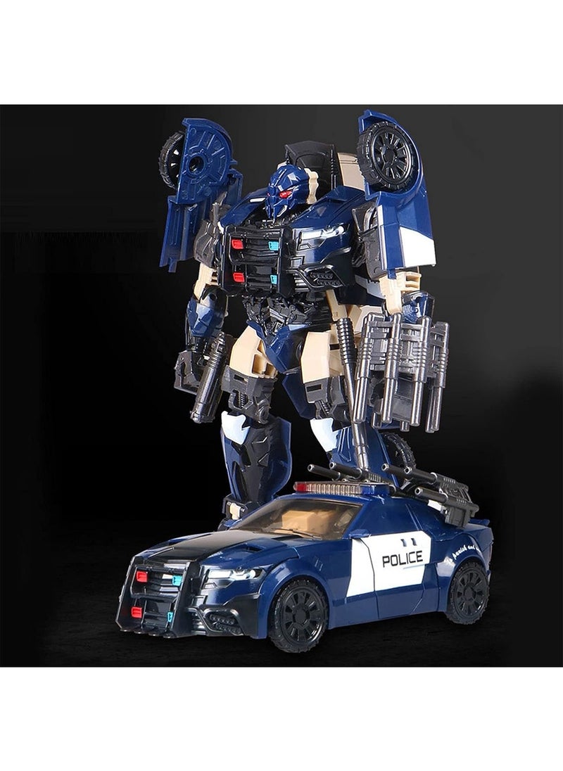 Transformers Movie Series Transforms into Police Car Action Figure Toys