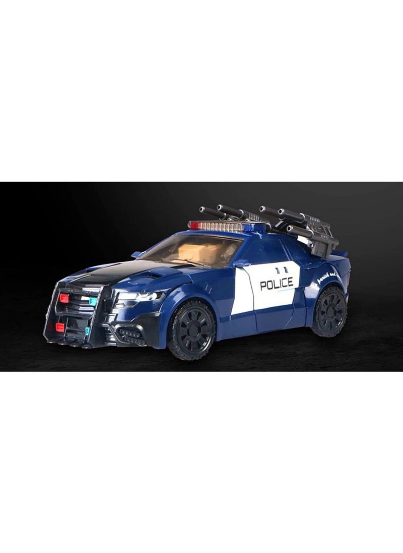 Transformers Movie Series Transforms into Police Car Action Figure Toys
