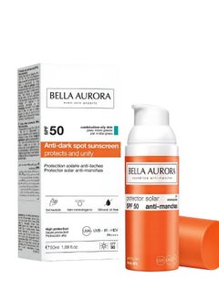 BELLA AURORA Bella Anti-Dark Spot Sunscrn Oily Skin Spf50 50Ml 