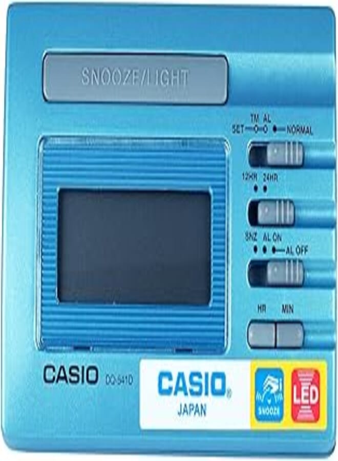 Casio DQ-541D-2RDF Alarm Clock, Blue