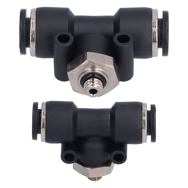 Pneumatic Quick Connect Hose Fittings Kit 10Pcs PVC 04 M5C Leak Proof Labor Saving - Image 3