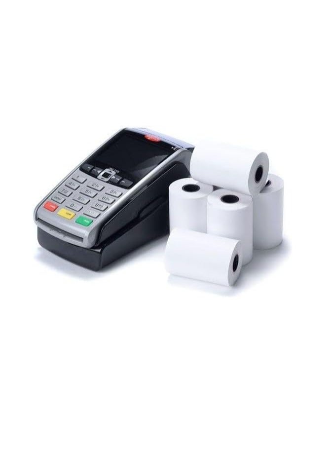 Generic 20 Rolls of 57x30 mm Thermal Paper Till Rolls, Cash Register Receipt, for PDQ POS EPOS EFTPOS, Credit Card Machine, Verifone, Barclays  - Image 1