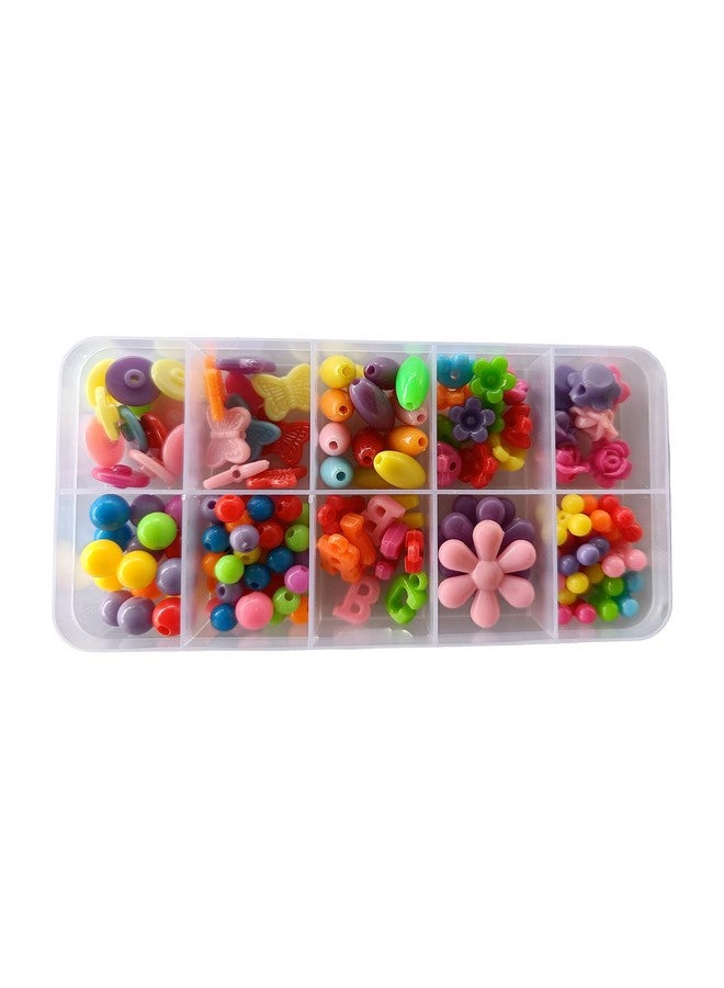 SYGA Beads for Kids Crafts Children's Jewelry Making Kit DIY Bracelets Necklace Hairband and Rings Craft Kits Birthday for 4, 5, 6, 7-Year-Old Little Girls-Multicolor (DIYBeadsSet-101) - Image 1
