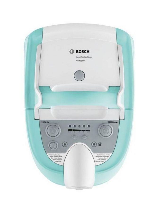 BOSCH Vacuum Wet & Dry Cleaner  Both Bag and Bagless Turquoise - 5 L 2000 W BWD420HYG Blue/White/Black - Image 2